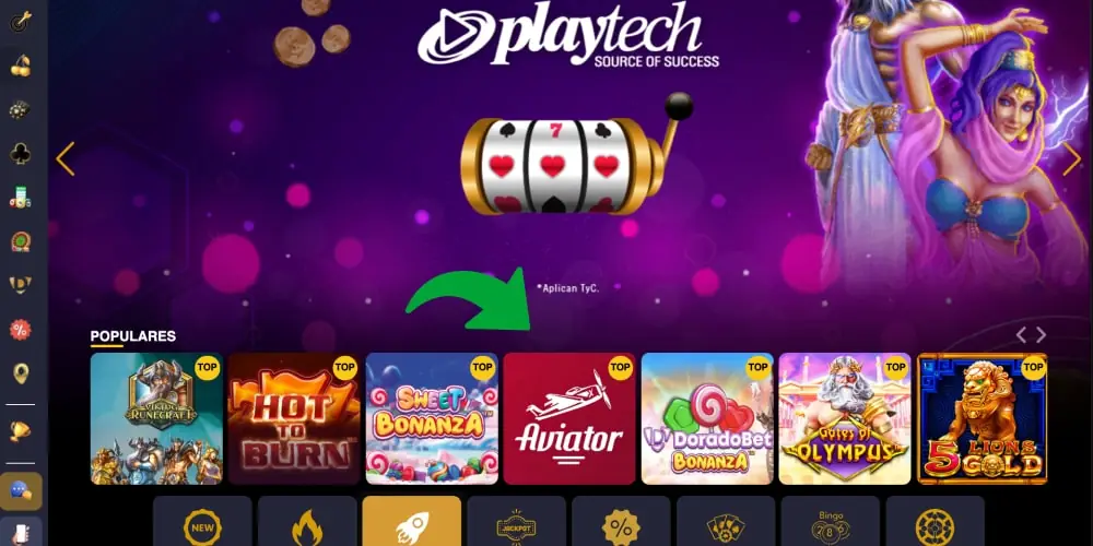 haga clic en el juego aviador