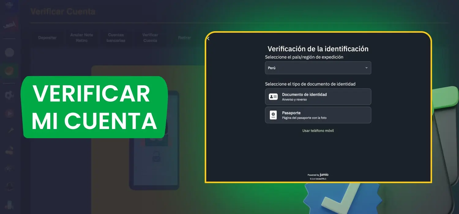 verificación de su persona